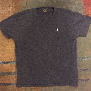 Cobalt grey Ralph Lauren V-neck Polo